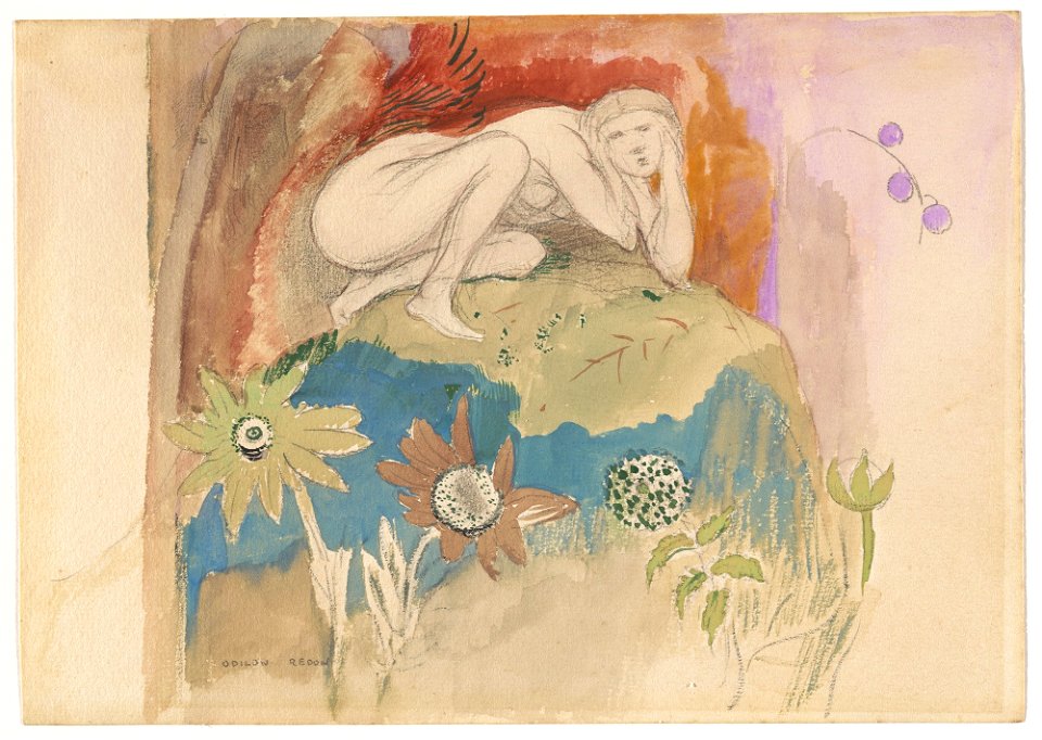 Redon - Temptation (c. 1912)