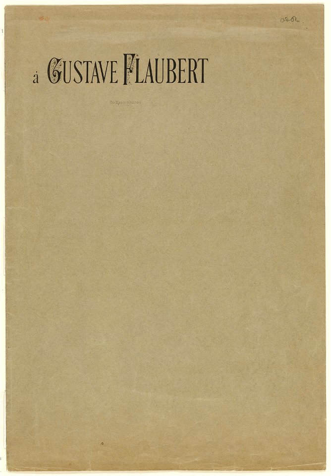 Redon - Portfolio Cover for A Gustave Flaubert (Tentation de Saint-Antoine), 1920.1645a