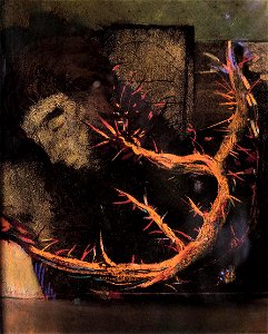 Redon, Christ with Red Thorns, c. 1895 - 1900
