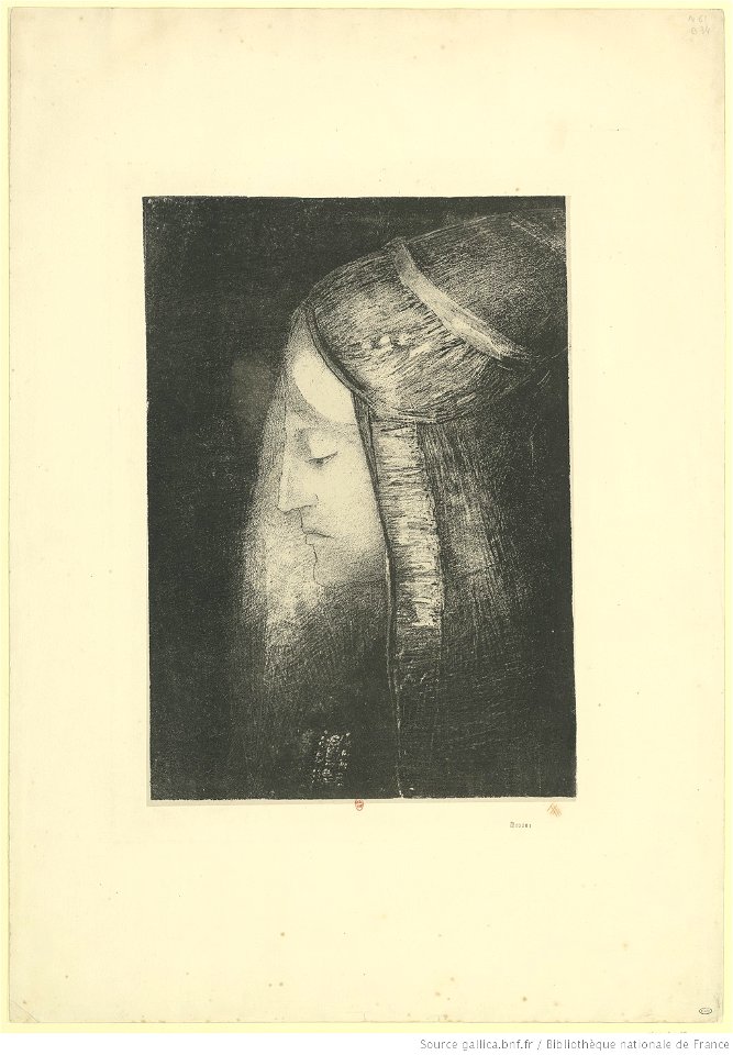 Redon - PROFIL DE LUMIERE, btv1b69510150