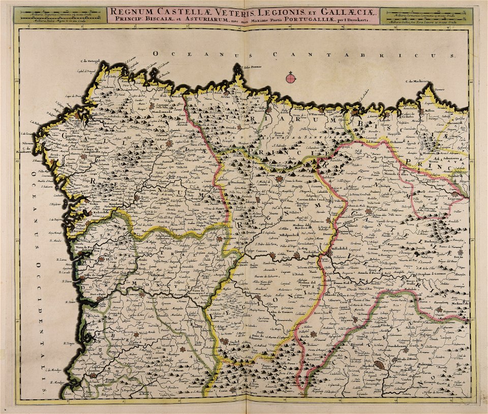 Regnum Castellae veteris legionis et Gallaeciae princip. Biscaiae et Asturiarum nec... - CBT 5880590