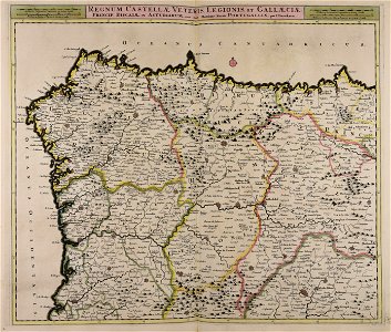 Regnum Castellae veteris legionis et Gallaeciae princip. Biscaiae et Asturiarum nec... - CBT 5880590