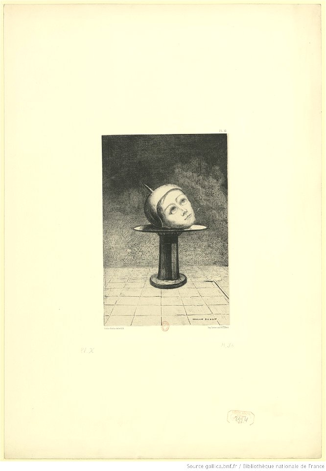 Redon - Sur la coupe (Epreuves avec la lettre), btv1b6950988p