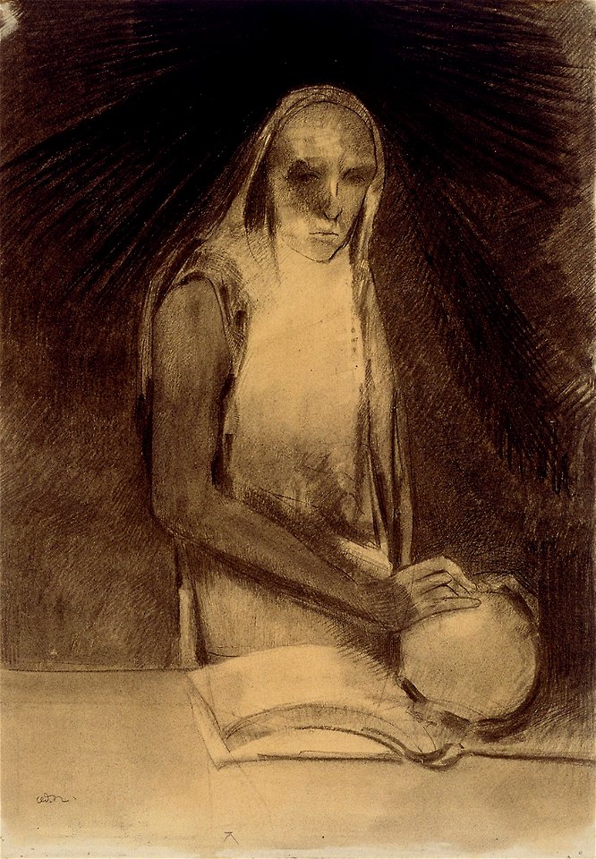 Redon - Wizard’s Meditation, 1950.1419