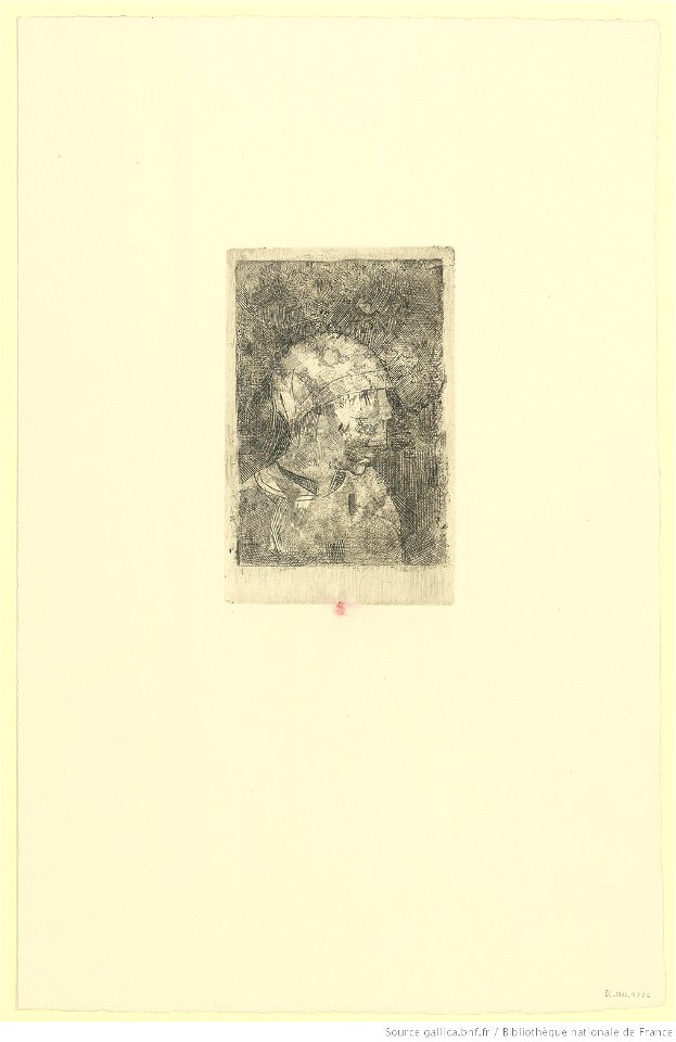 Redon - Tête de jeune fille, btv1b6951191q