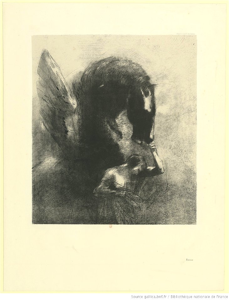 Redon - Pégase captif, btv1b6951065w
