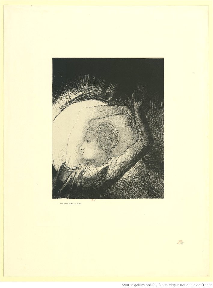 Redon - Une femme revêtue de Soleil, btv1b6951164t