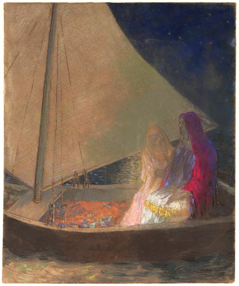 Redon - The Barque (c. 1902)