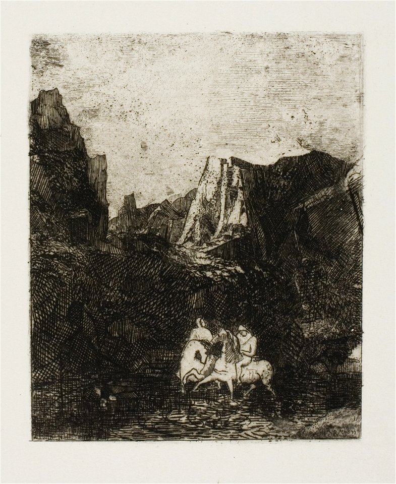 Redon - The Two Small Horsemen, 1920.1510