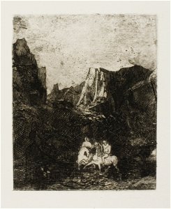 Redon - The Two Small Horsemen, 1920.1510