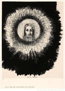 Redon - Tentation de Saint-Antoine. Texte de Gustave Flaubert. Pl. X, btv1b10051919d