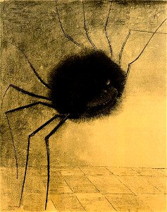 Redon smiling-spider. Free illustration for personal and commercial use.