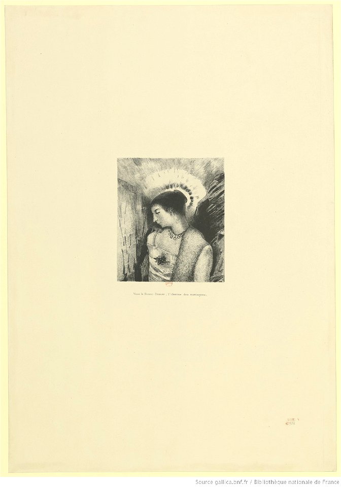 Redon - Voici la Bonne-Déesse, l'idéenne des montagnes, btv1b6951122g