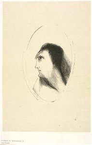 Redon - The Width and Flatness of (the) Frontal (Bone), plate 6 of 6, 1920.1814