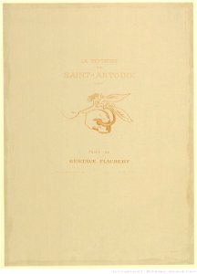 Redon - Tentation de Saint-Antoine (1ère édition), btv1b6951107s