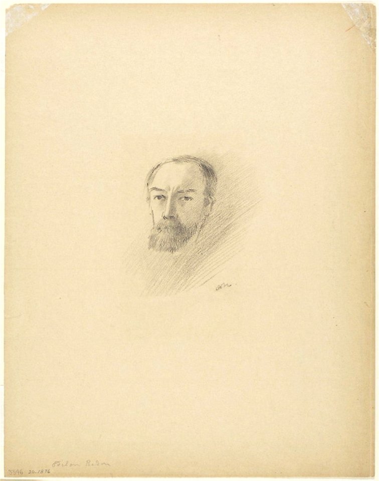 Redon - Self-Portrait, 1920.1876