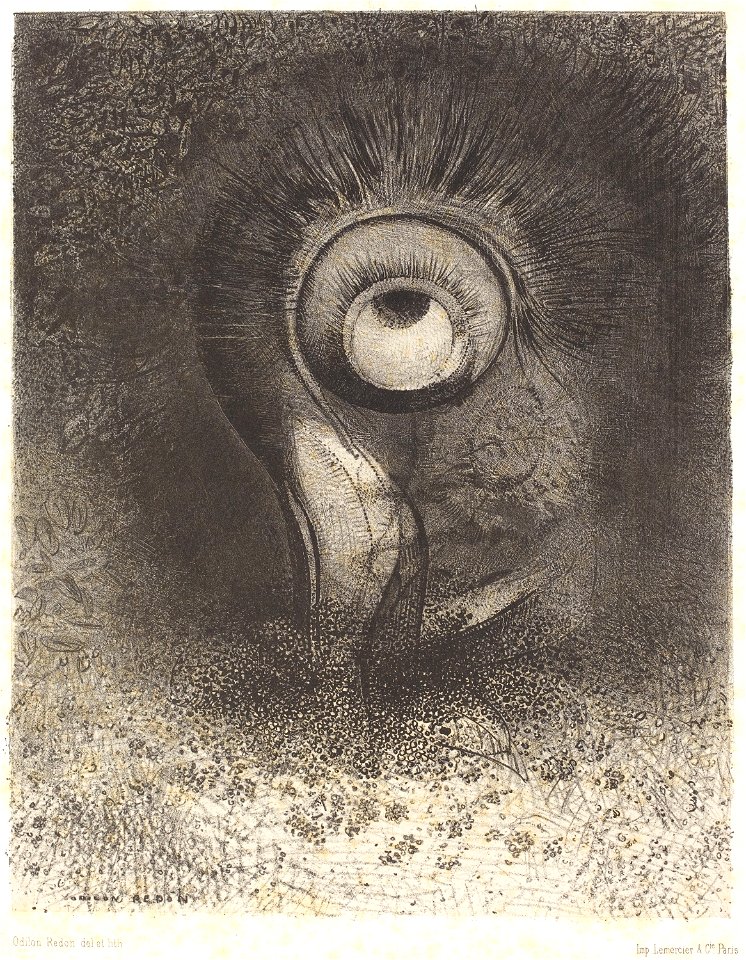 Redon Il y eut peut-etre une vision premiere essayee dans la fleur