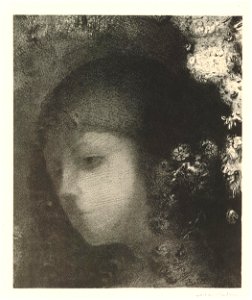 Redon - Tête d'enfant avec fleurs, 1949,0411.3550