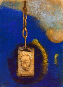Redon - The Beacon, 1883, reworked c. 1893