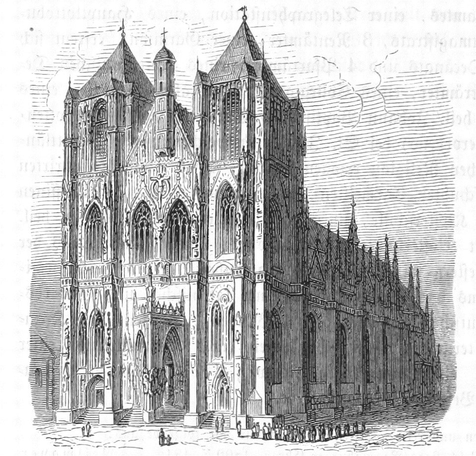 Regensburg Dom Illustration Stumpf 1852