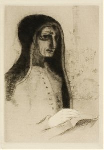 Redon - The Book (Saint Theresa), 1920.1548