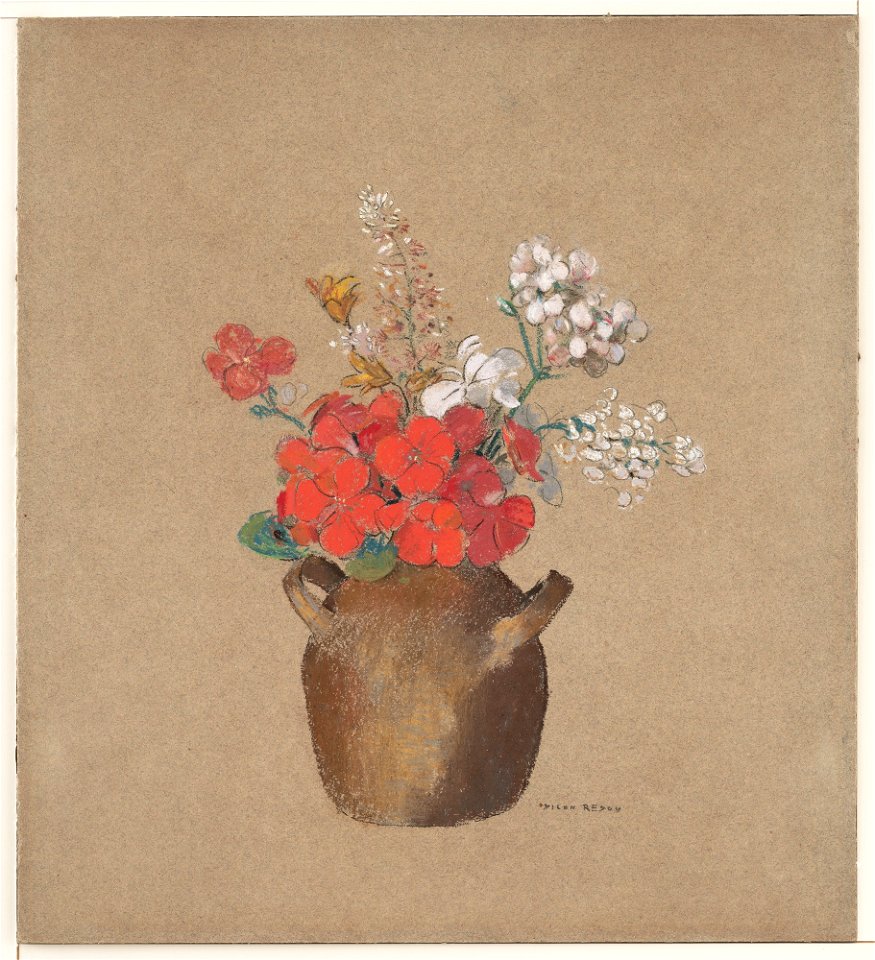 Redon - Vase of Flowers (c. 1905)