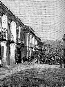 Reggio Calabria – Strada Aschenez (xilografia)