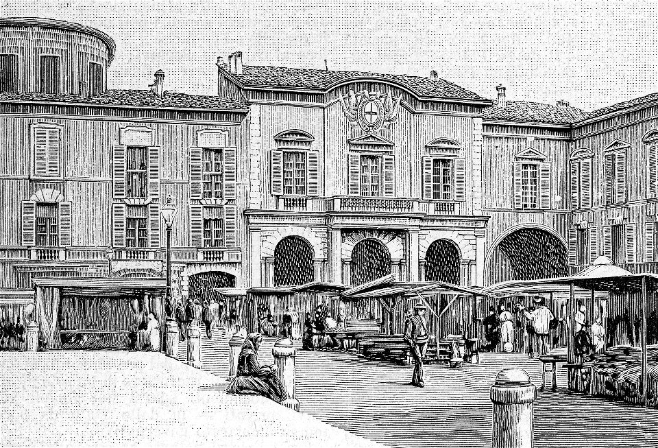 Reggio Emilia – Palazzo del Municipio (xilografia)