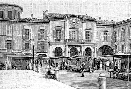 Reggio Emilia – Palazzo del Municipio (xilografia)