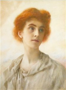 Reginald Burton Barber - Portrait of a Young Girl, c. 1888