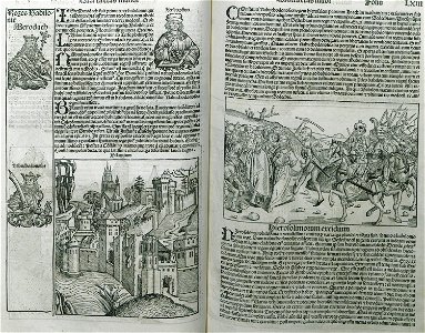 Reges Babilonie – Bisantium – Hierosolimorum excidio - Schedell Hartmann - 1493