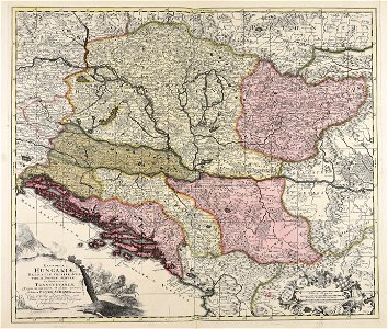 Regnorum Hungariae, Dalmatiae, Croatiae, Sclavoniae, Bosniae, Serviae et principatus Transylvaniae typus... - CBT 5883250