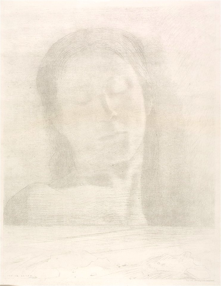 Redon - Yeux clos, 1920.1671