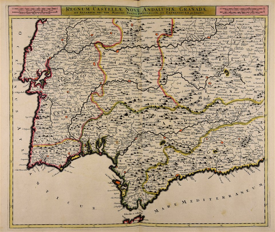 Regnum Castellae novae, Andalusiae, Granadae et Algarbiae nec non maxime partis... - CBT 5880600