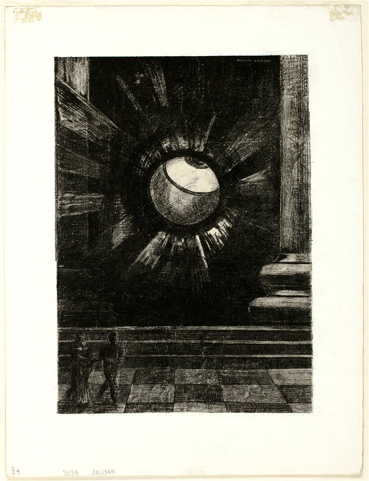 Redon - Vision, plate eight from In Dreams, 1920.1564