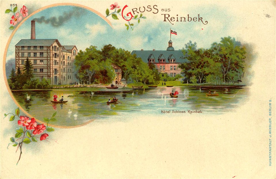 Reinbek, Schleswig-Holstein - Hotel Schloss Reinbek (Zeno Ansichtskarten)