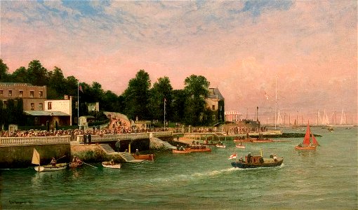Regatta Week at Cowes, by George Gregory 7908