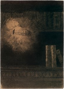Redon - The Teeth (Les Dents) 1883. Free illustration for personal and commercial use.