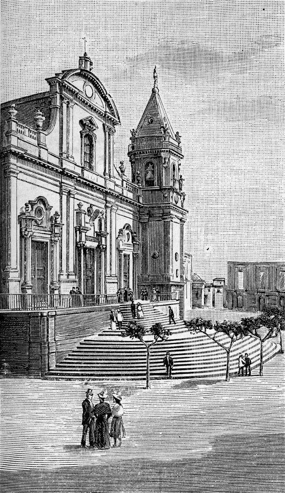 Reggio Calabria – Il Duomo (xilografia)