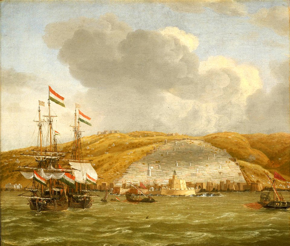 Reinier Nooms - Shipping off Algiers