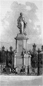 Reggio Calabria – Monumento a Garibaldi (xilografia)