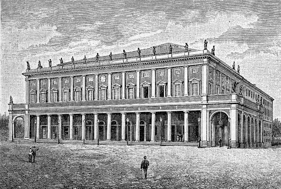Reggio Emilia – Teatro Municipale (xilografia)