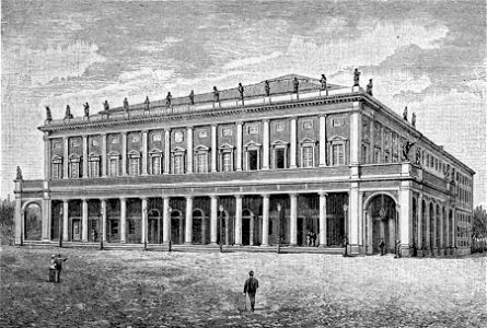 Reggio Emilia – Teatro Municipale (xilografia)