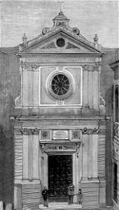 Reggio Calabria – Esterno della chiesa di San Giorgio (xilografia)