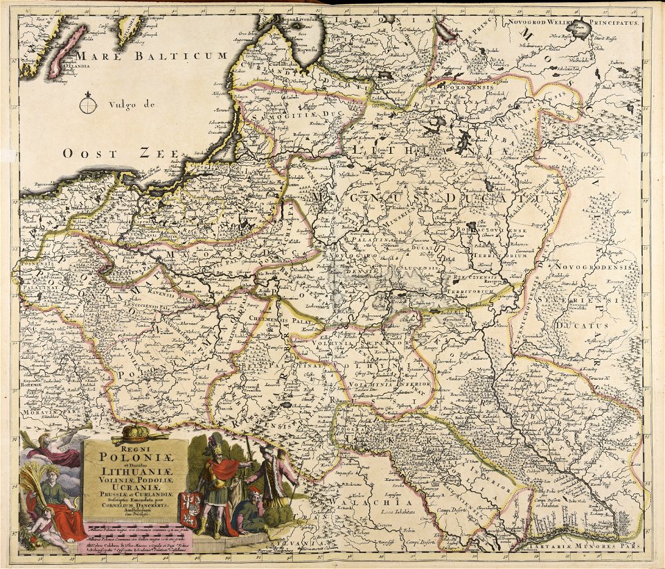 Regni Poloniae et ducatus Lithuaniae Voliniae Podoliae Prussiae et Curlandiae descriptio... - CBT 5883084