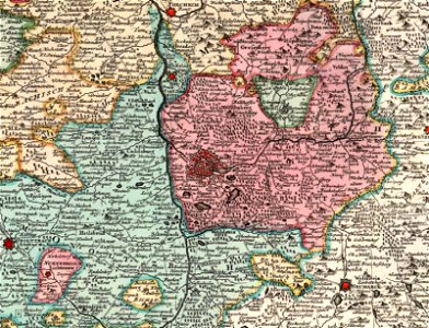 Reichsstadt Nürnberg Territorium, F. de Wit, 1688