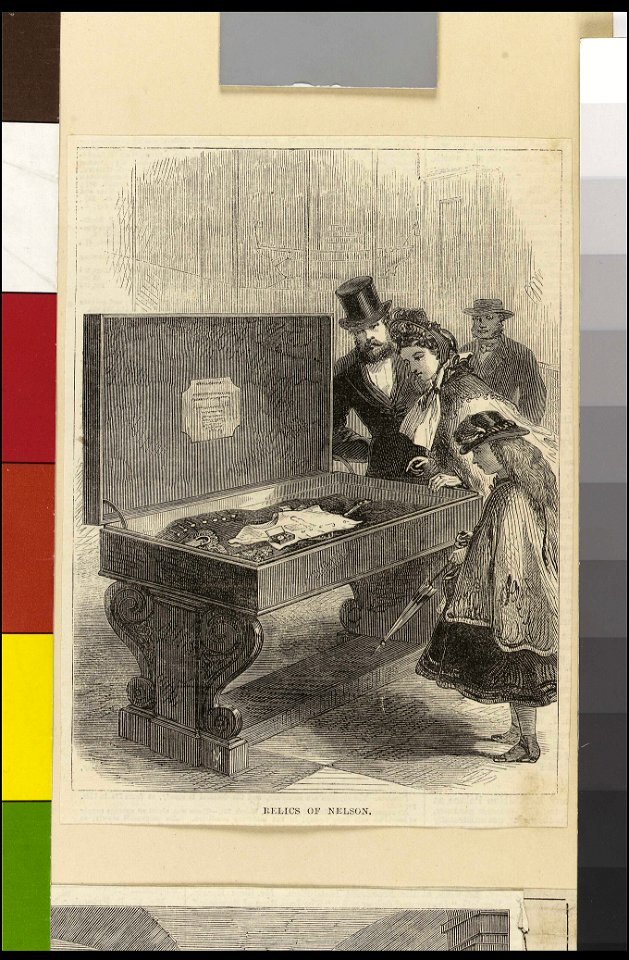 Relics of Nelson (on show at Greenwich Hospital) RMG PZ8788
