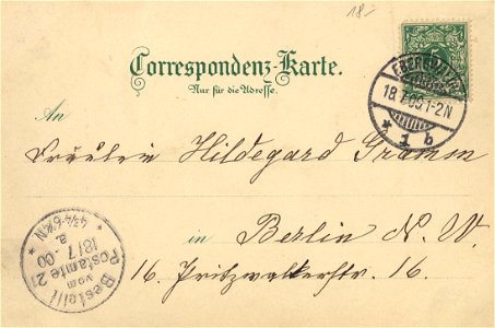 Reichenberg (CZ), Tschechien - Kaiser-Franz-Josef-Schule (back) (Zeno Ansichtskarten)