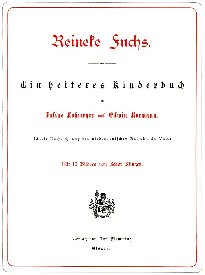Reineke 00 Schmutztitel