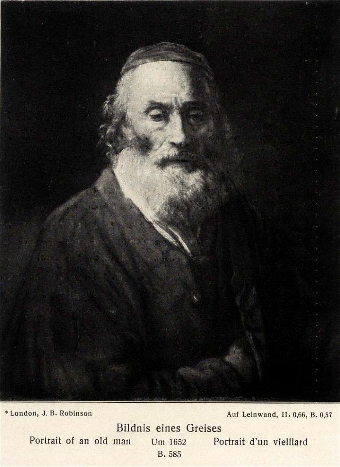 Rembrandt - An Old Man with a Beard